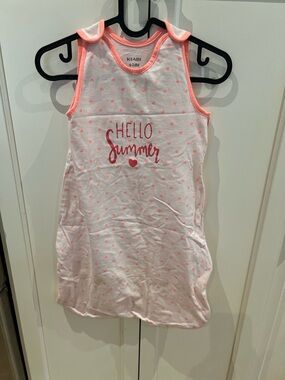 kiabi 6-24m Hello Summer Pink Sleeveless Kids sleepsack